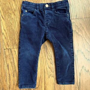 *3/$20* Zara Baby Boy Skinny Corduroy Pants in Navy